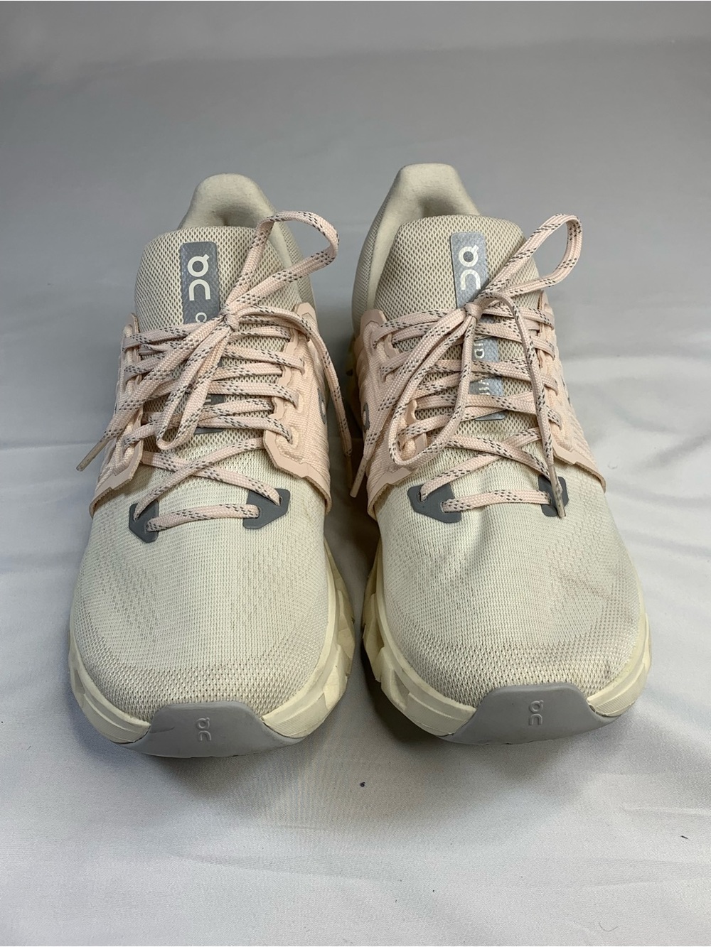On Running Women's Sneakers in Pale Pink and Cream